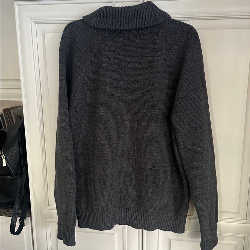 Banana Republic Charcoal Cardigan Large - Picture 4 of 4